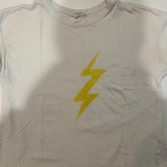 COPY - Rag & Bone "Lightning Bolt" Tee - Picture 1 of 4